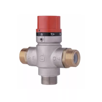 Mitigeur thermostatique solaire à 1 clapet MM3/4
