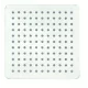 Pomme de Douche Murale 200x200 Inox Ultra fine VALENTIN