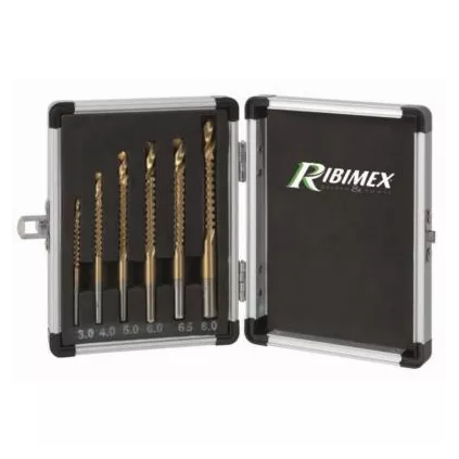 Lots de 6 Forets multifonctions titane HHS en coffret