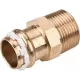 Raccord laiton A sertir Cuivre Solaire M 3/4 18