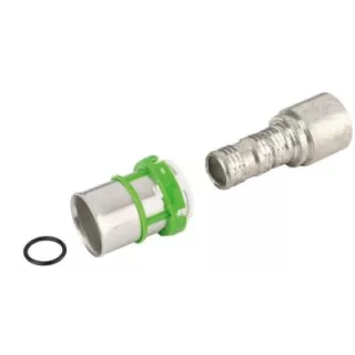 Raccord Droit Multicouche 16 à souder sur tuyau cuivre 18 mm