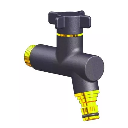 Robinet Arrosage OSLO VERTICAL Couleur Anthracite