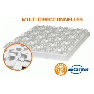 Dalle de plancher chauffant multidirectionnelle R:1.7 SOMATHERM