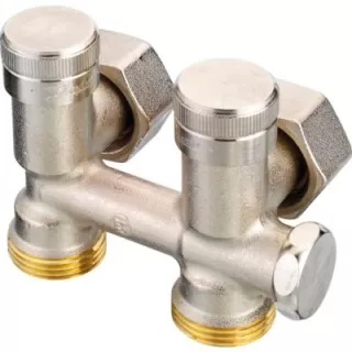 Répartiteur RLV-K DANFOSS pour systèmes monotubes et bitubes