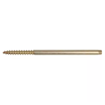 Patte à vis bois Extra longue Laiton poli 7x150 130 mm