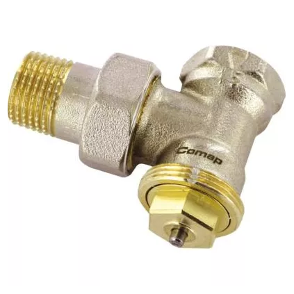 Robinet de radiateur équerre thermostatique  1/2" Senso