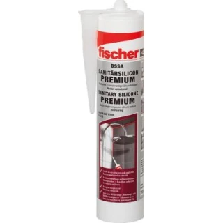 Cartouche Silicone acrylique sanitaire Blanc FISCHER