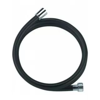 Flexible de douche lisse noir 1.50 ML