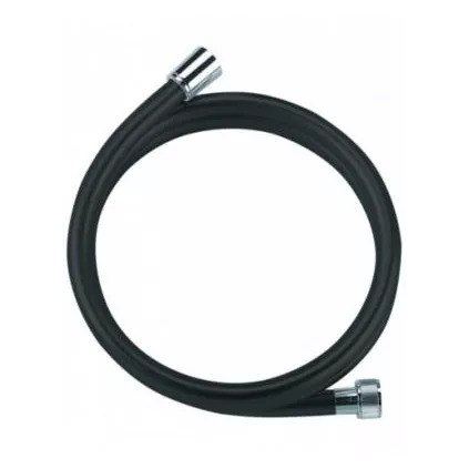 Flexible de Douche Lisse Noir 150 cm