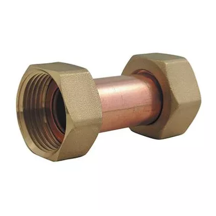 Double Femelle Cuivre Ecrou tournant Laiton