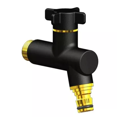 Robinet Arrosage OSLO Vertical coloris Noir