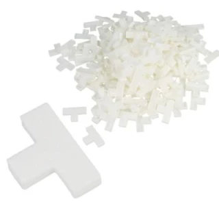 croisillon forme Té 4mm 200P ECOBRICOLAGE