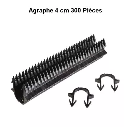 Agrafes Plancher Chauffant 4 cm 300 Pièces