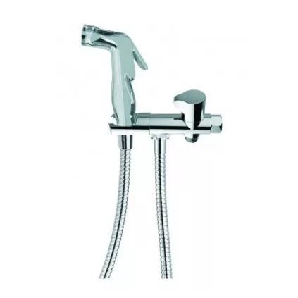 Kit complet hygiène WC avec douchette jet pluie à gachette