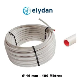 tube per nu Blanc intérieur rouge elydan Ø16 100 Mètres