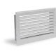 Grille de souflage Air chaud atlantique blanc400 cm2