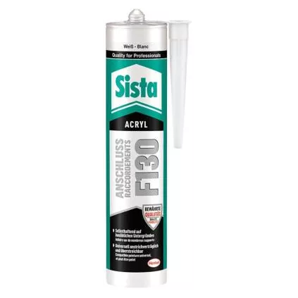 Mastic acrylique F130 BLANC SISTA 300 ML
