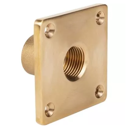 Sortie de Cloison Laiton Carré a Visser 1/2 PBTUB