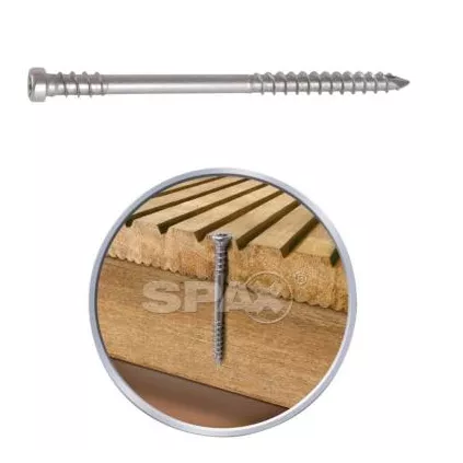 Vis terrasse SPAX tête cylindrique, T-STAR Plus CUT L40/22.5 200P