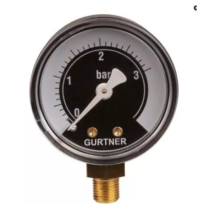 Manomètre gaz radial 0 à 3 bar M 10x100