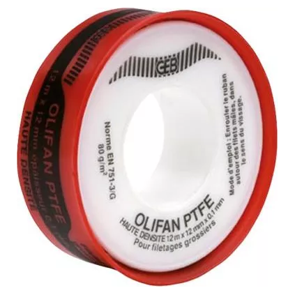 Rouleau de Téflon Olifan Haute densite 12x12x1.00 mm GEB