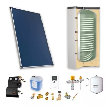 Kit Chauffe eau Solaire 200 +1 Source Primaire 1 Panneau