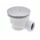 Bonde de douche coudé capot ABS d 90 NICOLL - ECO-BRICOLAGE