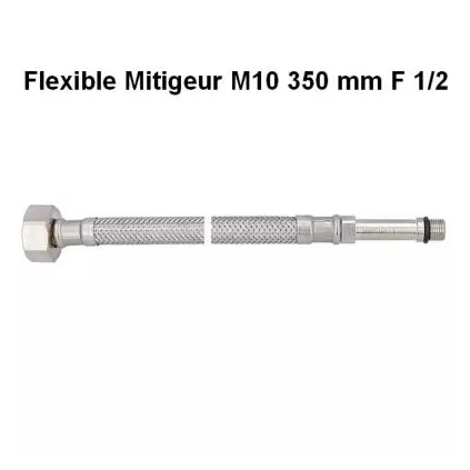 flexible pour mitigeur 350 mm M10 - femelle 1/2