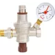 Armature de remplissage de chaudière avec manomètre itap 3/4