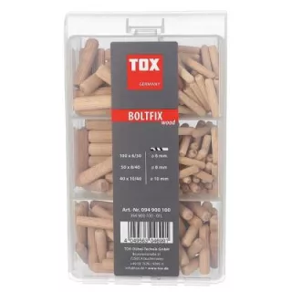 Cheville à bois TOX en coffret 190 Pièces