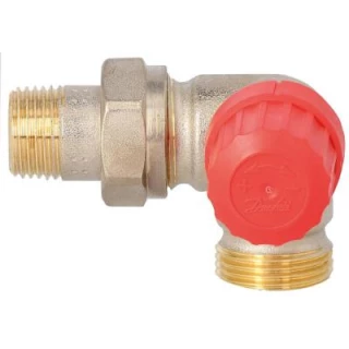 Corps de Robinet thermostatique Angle a Droite 1/2 EK 3/4 DANFOSS