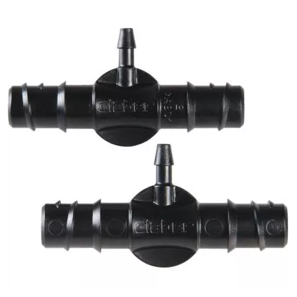 Té cannelé 16/4/16 Réduit 4 mm Vendu par 2