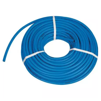 Tuyau caoutchouc gaz Bleu Oxygène D 6.3 mm 20 Mètres