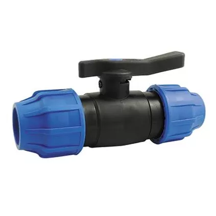 Vanne à sphère PVC PE à compression Antigel (-15°)