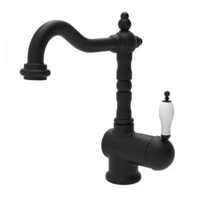 Mitigeur Evier Bec Rétro 1866 Noir