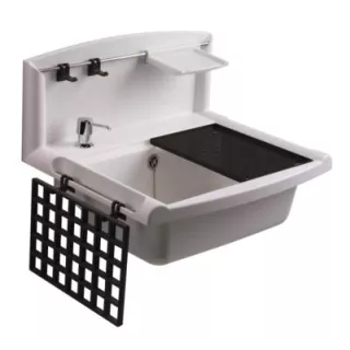 Poste d'eau Multifonction Blanc NICOLL - ECO-BRICOLAGE