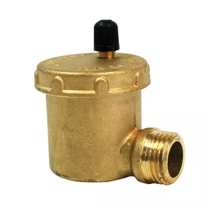 Purgeur automatique Coudé laiton brut 1/2