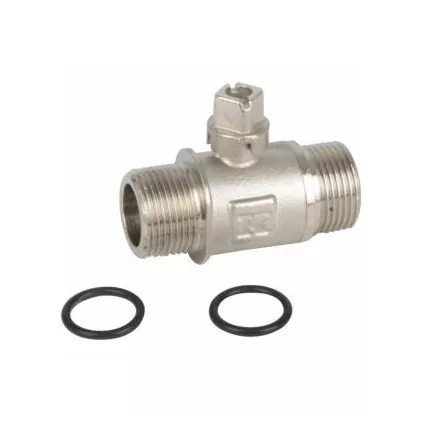 Vanne isolement 3/4" mâle mâle fermeture carré F3AA40144