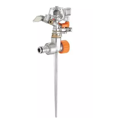 Arroseur à battant en métal chromé CLABER - 0° à 360°