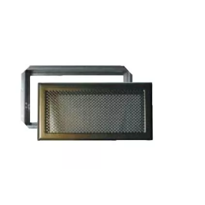 Grille de cheminée Bronze décor 307x157 mm