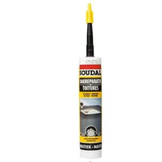 Mastic Spécial toitures Anti Fuite Soudal Noir