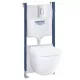 Kit WC Solido Compact avec WC suspendu Euro Ceramic 39535000 GROHE