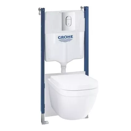 Kit WC Solido Compact avec WC suspendu Euro Ceramic 39535000