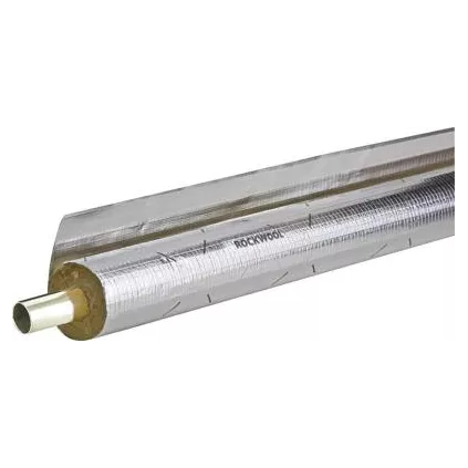 Isolation ROCKWOOL 20 mm laine de roche Avec Alu 1 Mètres