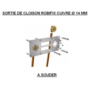 Robifix Cuivre Douche -Bain Douche à Souder D14 WATTS