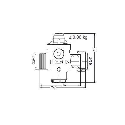 Réducteur de pression REDUFIX inox 3/4