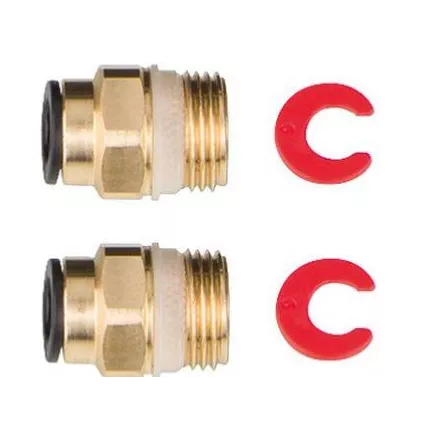 Extension double pour kit de raccordement fioul 8mm  lot 2