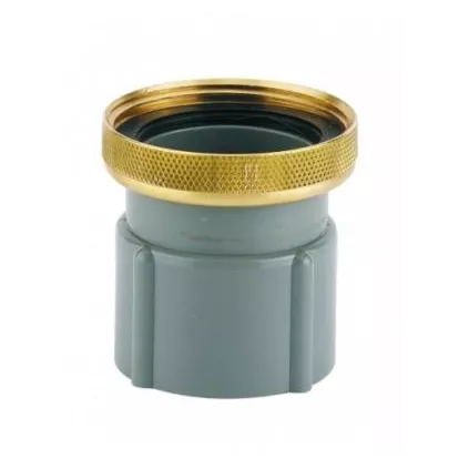 Embout PVC écrou prisonnier pour flexible annelée