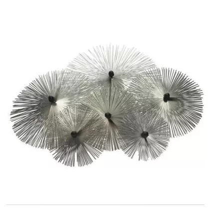 Lot  de 6 Hérissons Ramonage Inox 150 à 350 mm