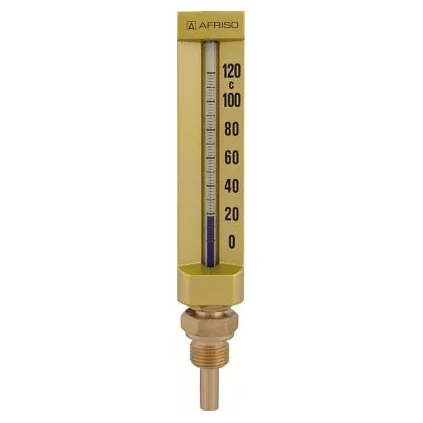 Thermomètre Chauffage Droit 1/2 110 mm sonde 63 mm